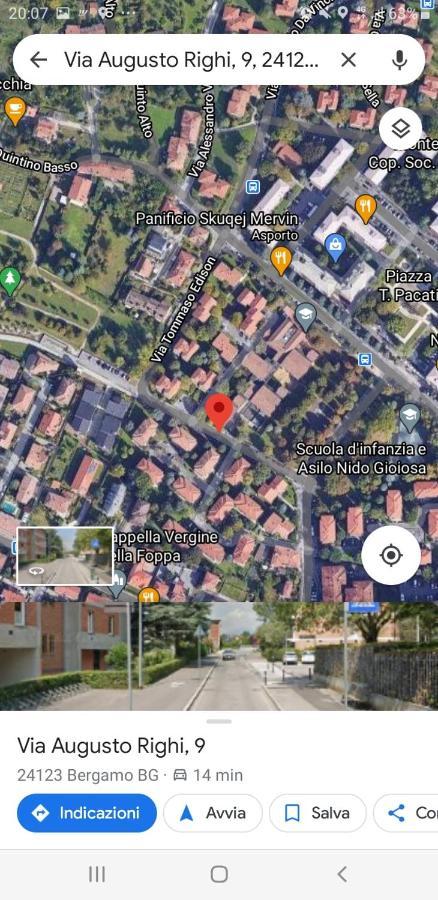 Villetta Rossini Appartamento Da Condividere Con Me Luciano Servizio Ospiti Taxi Driver Navetta No Wifi 2 Camera Da Letto Per 5 Persone Valbrembo エクステリア 写真